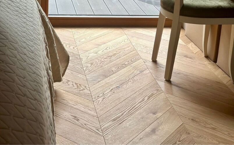 Classic Chevron Parquet in Interior Design